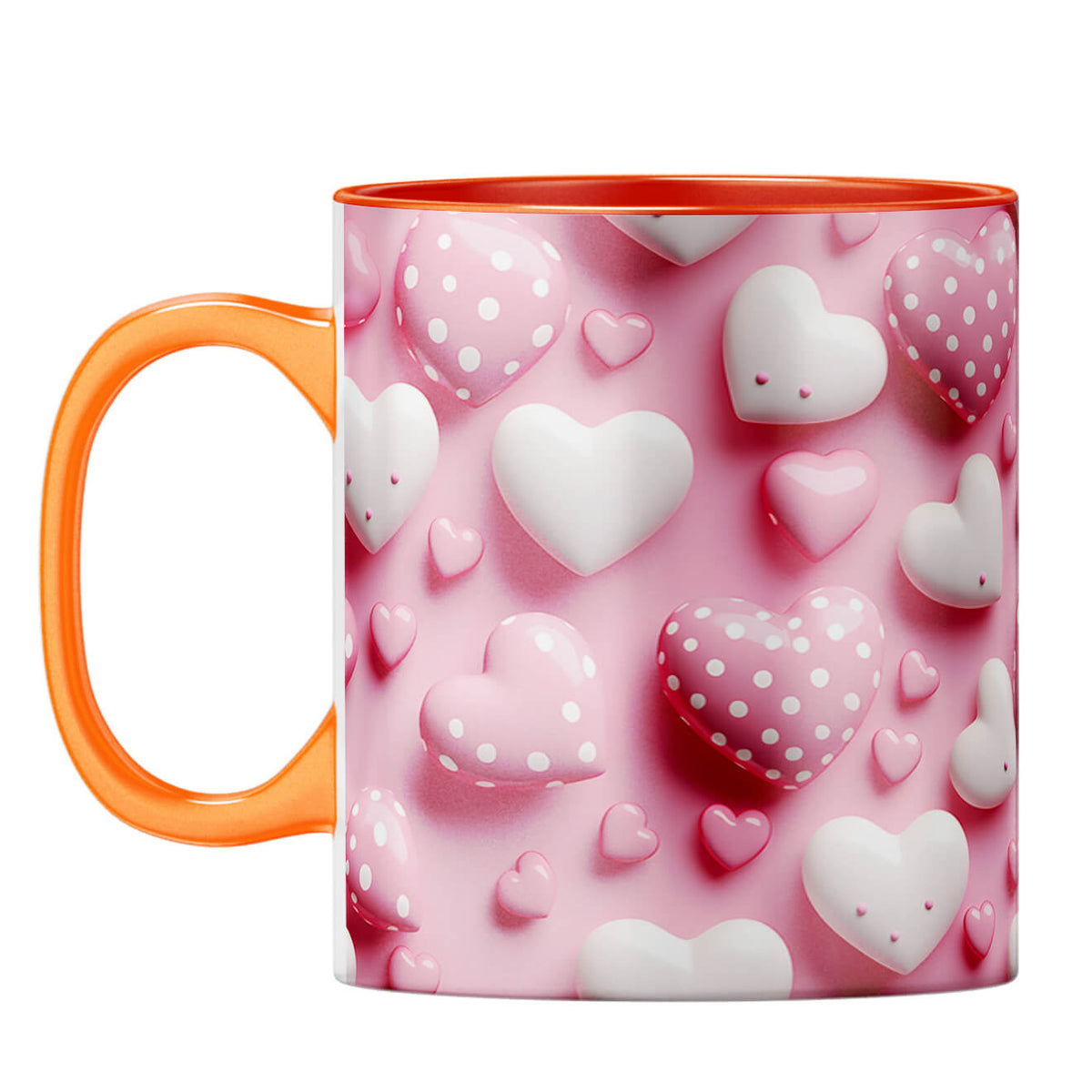 Pink Hearts Harmony Coffee Mug - product image 12