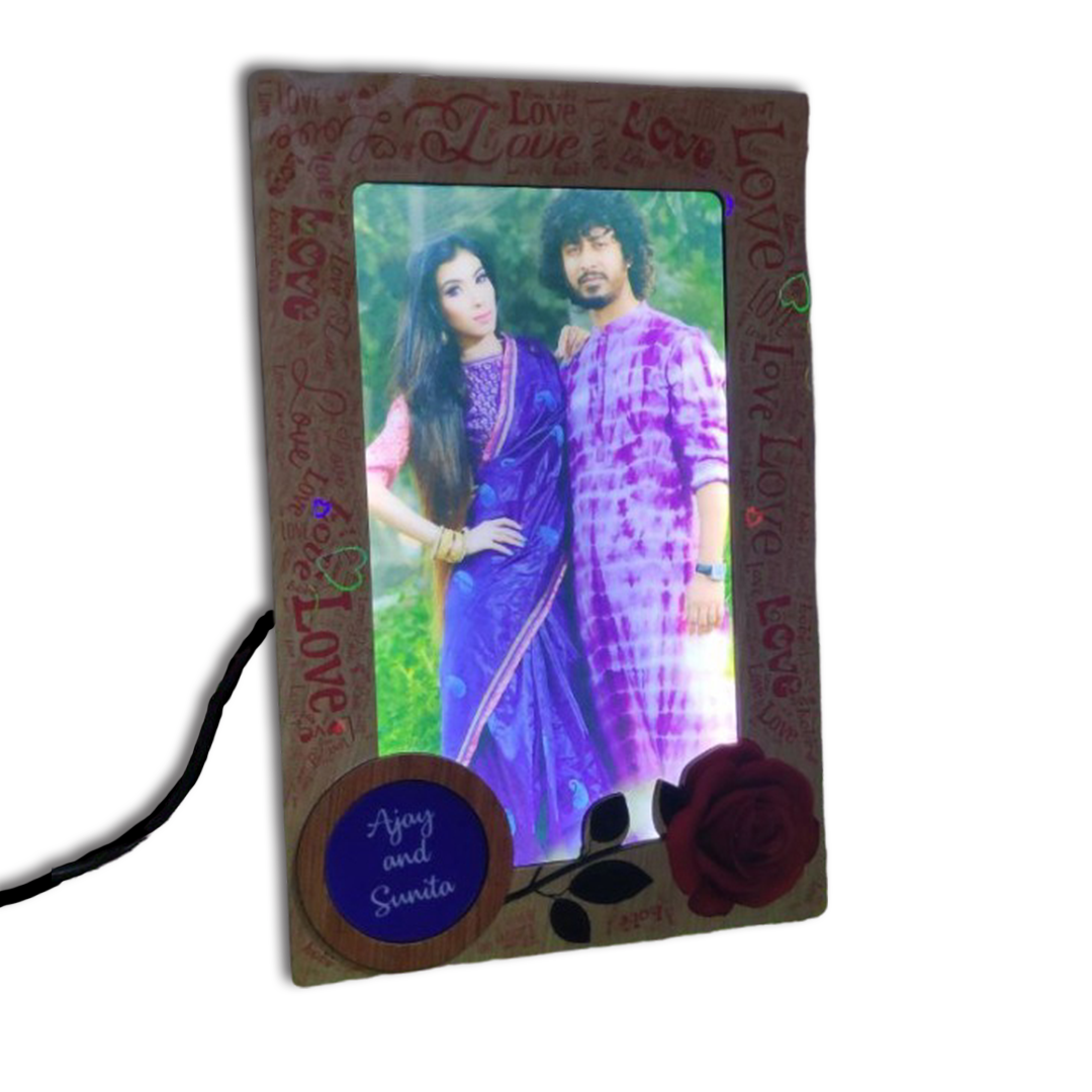 LED Magic Mirror - Rose - corporate gift by YuBingo