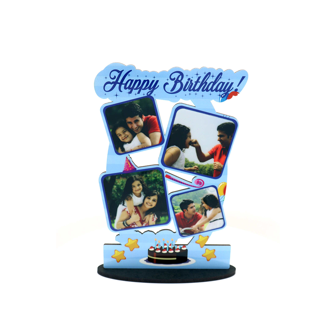 Wood Collage -  6x8-Happy Birthday - corporate gift by YuBingo