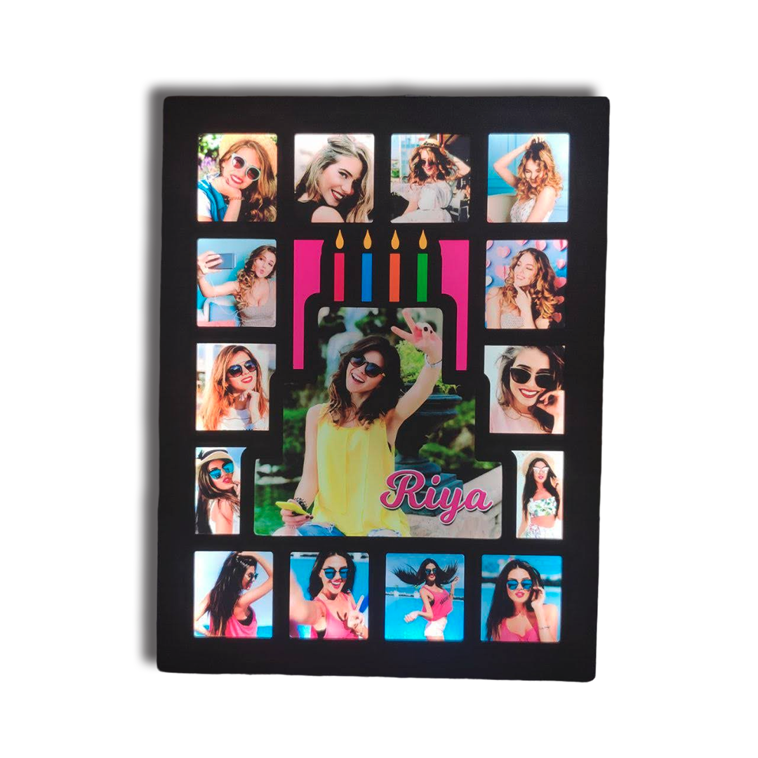 LED Collage Frame (Cake) - corporate gift by YuBingo