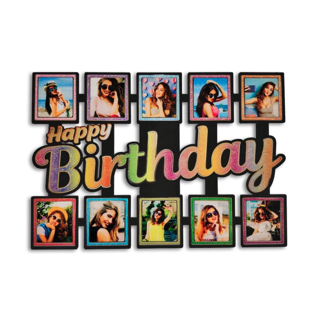 Happy Birthday Collage - 12"x18" - corporate gift by YuBingo