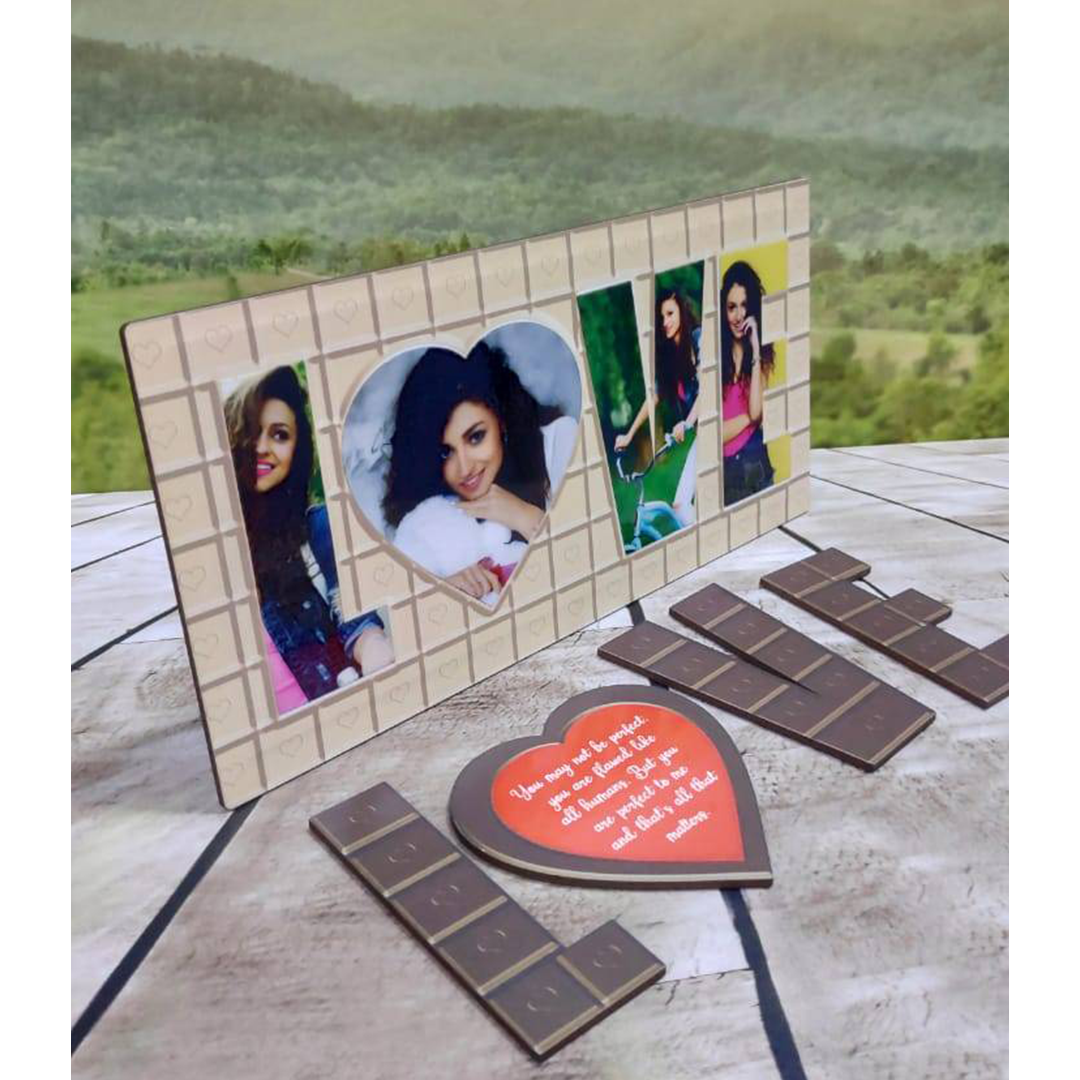 Love Chocolate Magnetic Photo Stand - corporate gift by YuBingo