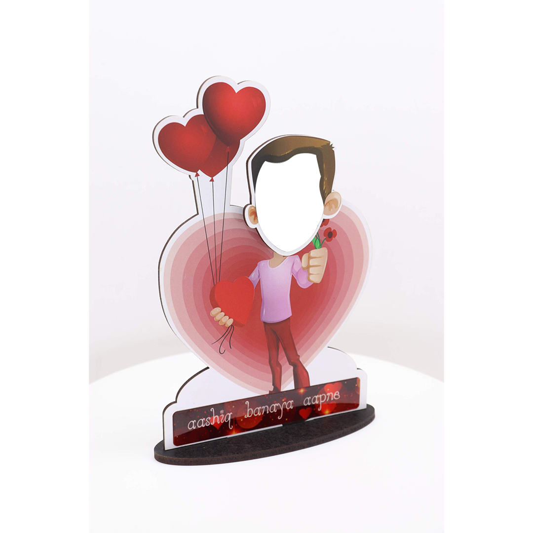 Lover Boy - Fun Cut Out with Shaking Head - corporate gift by YuBingo