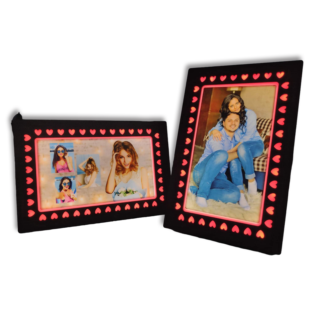 LED Table Stand (Hearts Border) - corporate gift by YuBingo