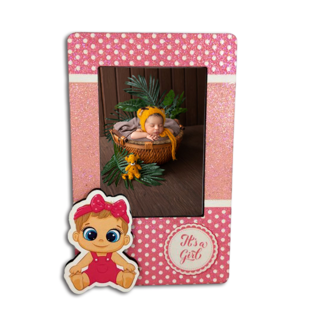 Baby Girl Magnet - corporate gift by YuBingo
