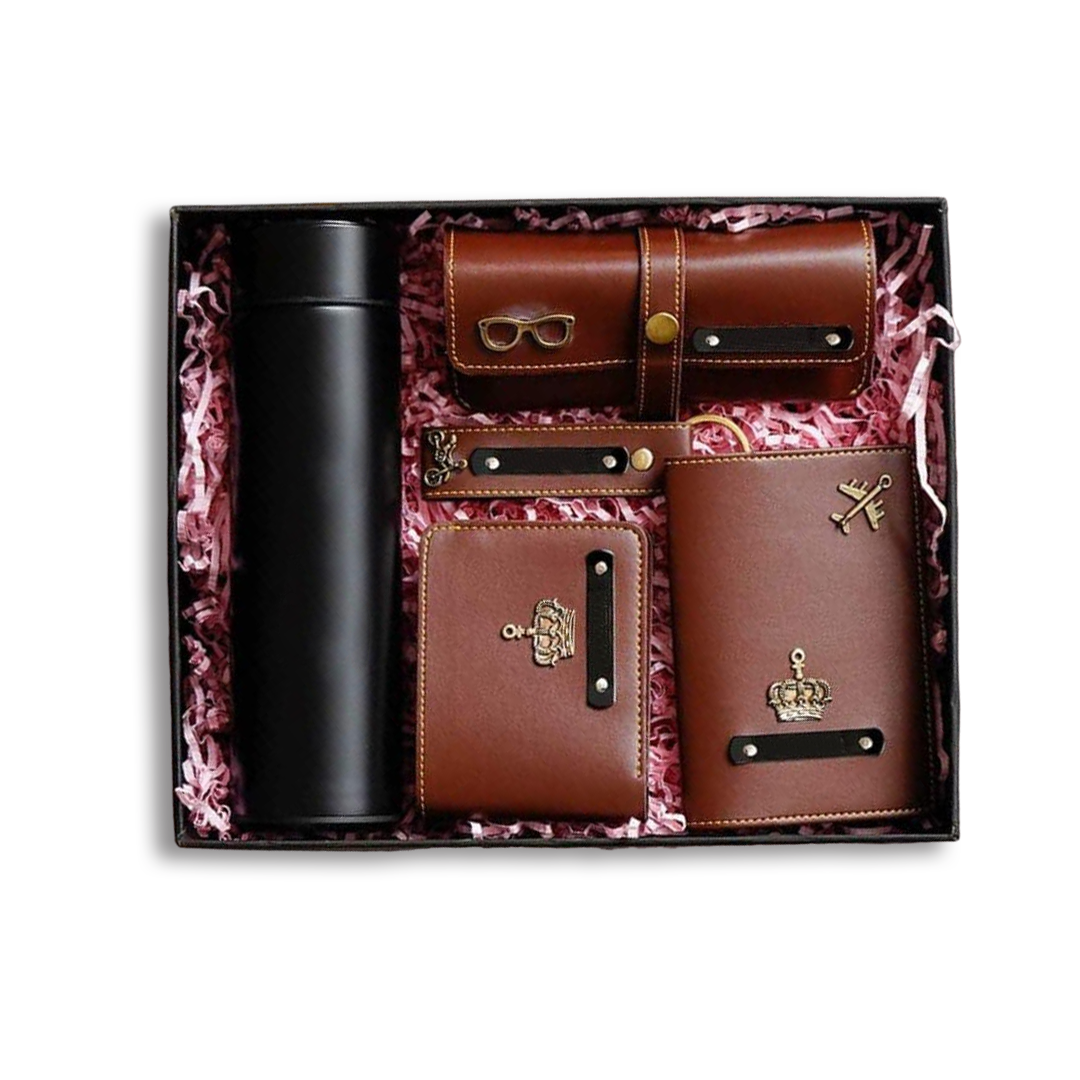 Combo of 5 Customised Gifts in Premium Black Box - corporate gift by YuBingo