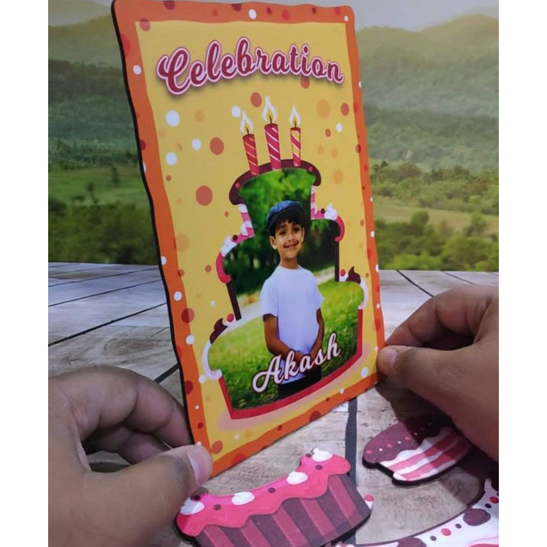 Celebration Cake Magnetic Stand - corporate gift by YuBingo