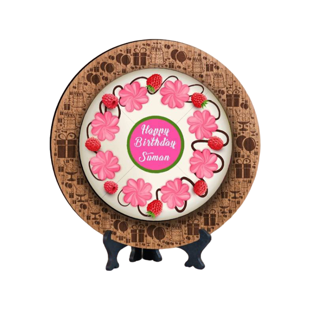 Round Cake Magnetic Photo Stand - corporate gift by YuBingo