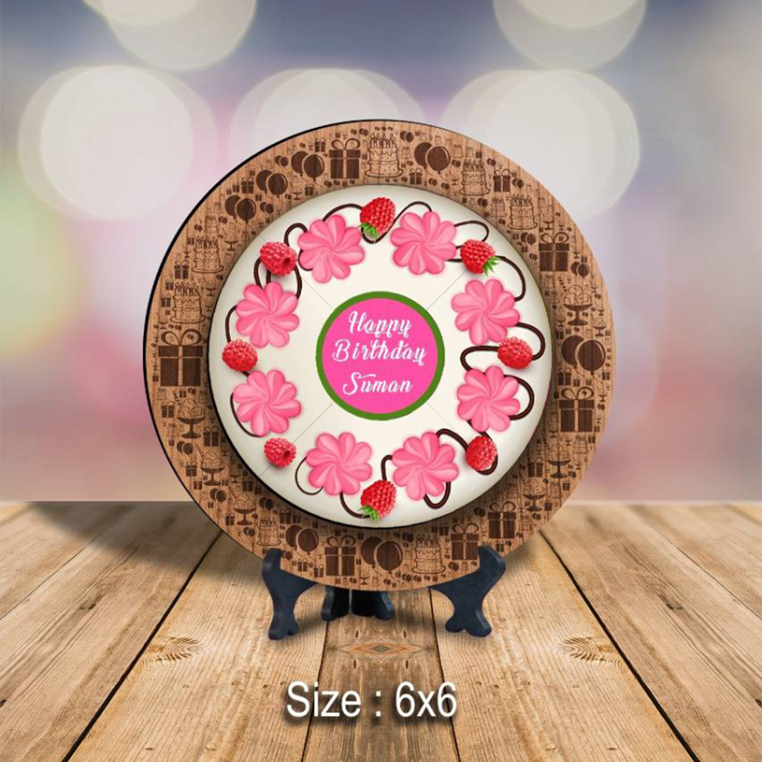 Round Cake Magnetic Photo Stand - corporate gift by YuBingo