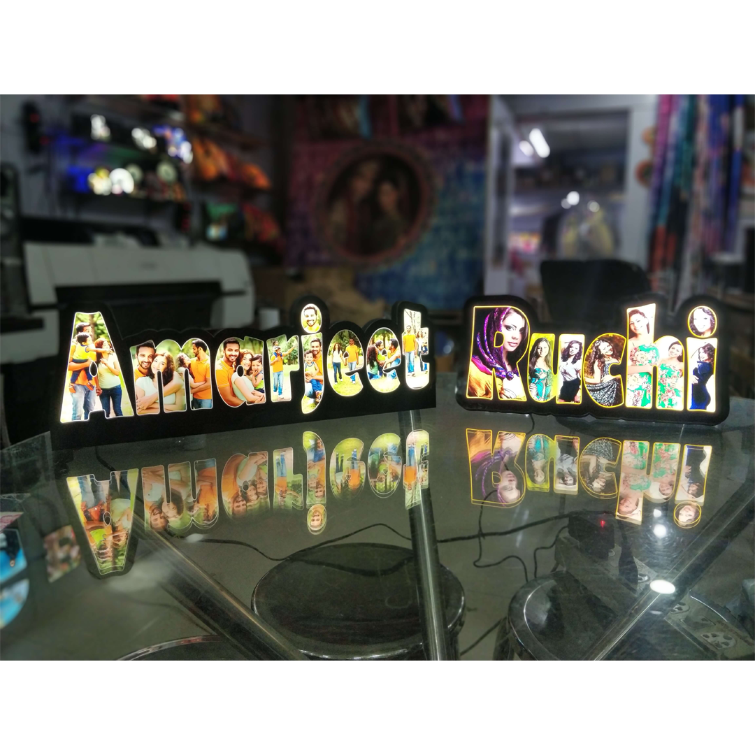 LED Glowing Name Cut Out - product image 3