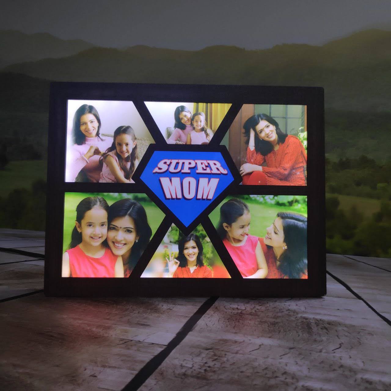 LED Collage Frame (Super Mom) - product image 6