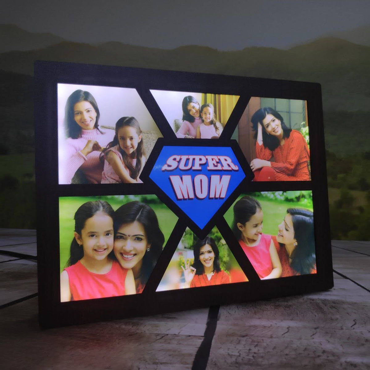 LED Collage Frame (Super Mom) - product image 4