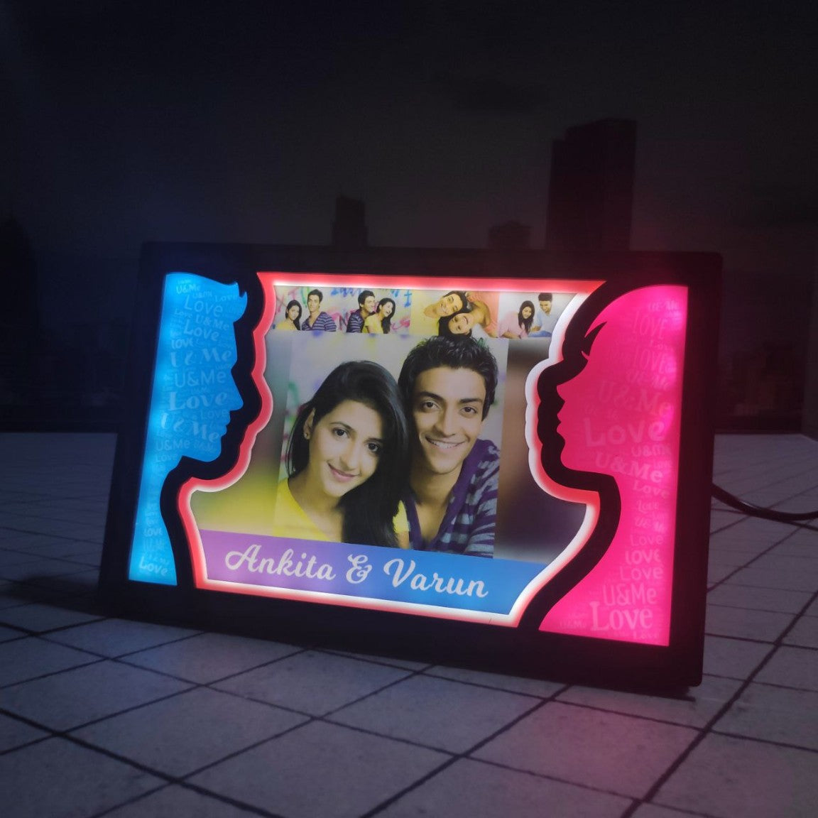 LED Table Stand (Couple Face) - corporate gift by YuBingo