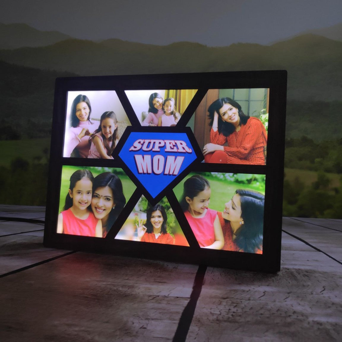 LED Collage Frame (Super Mom) - product image 2