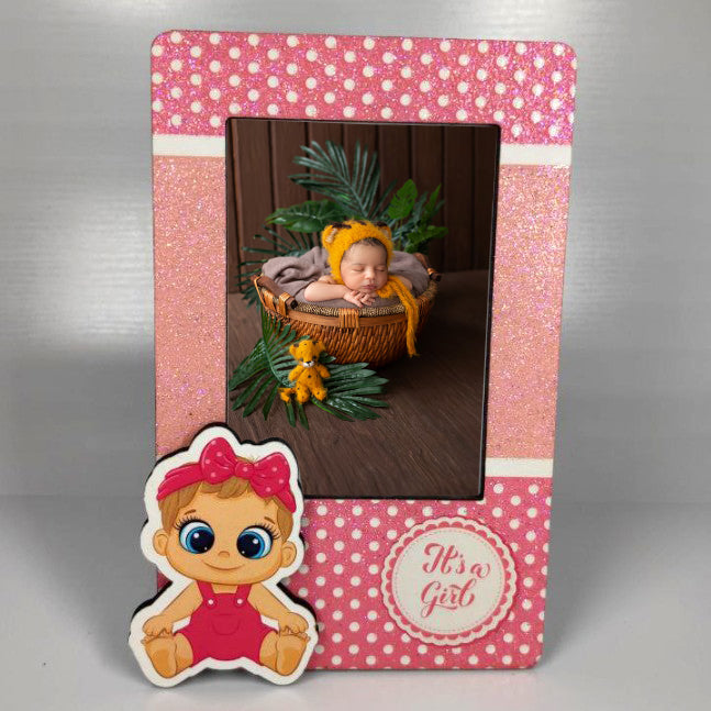 Baby Girl Magnet - corporate gift by YuBingo