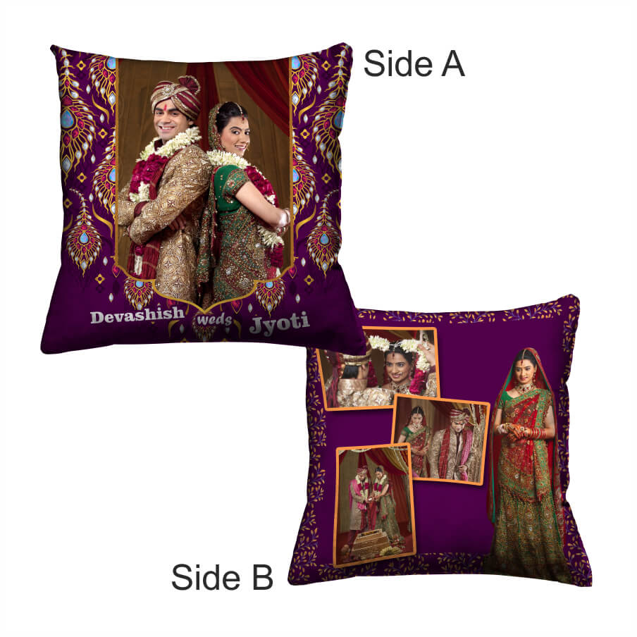 Couple Image Printed Cushion - corporate gift by YuBingo