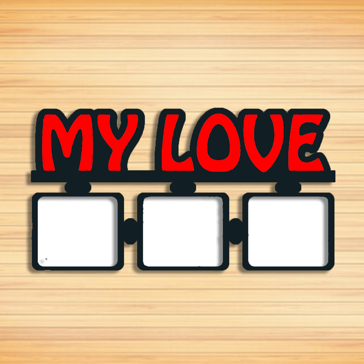 My Love  Photos Customised  Frame - corporate gift by YuBingo