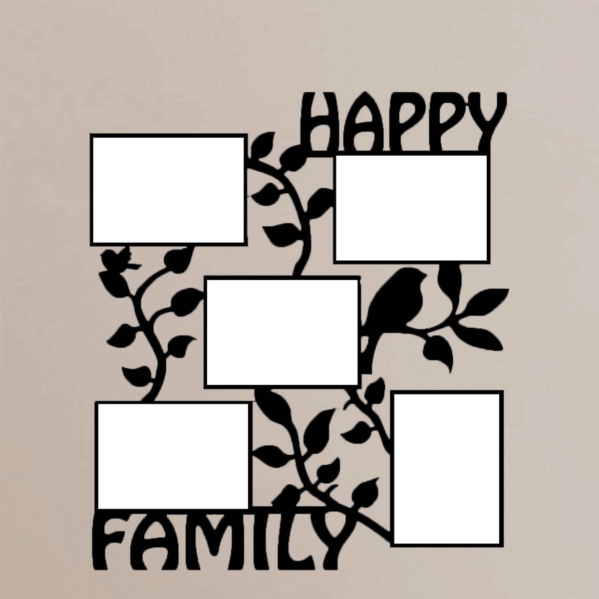 Happy Family Photos Customised  Frame - corporate gift by YuBingo