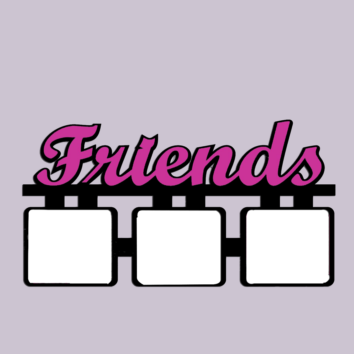 Friends Photos Customised  Frame - corporate gift by YuBingo