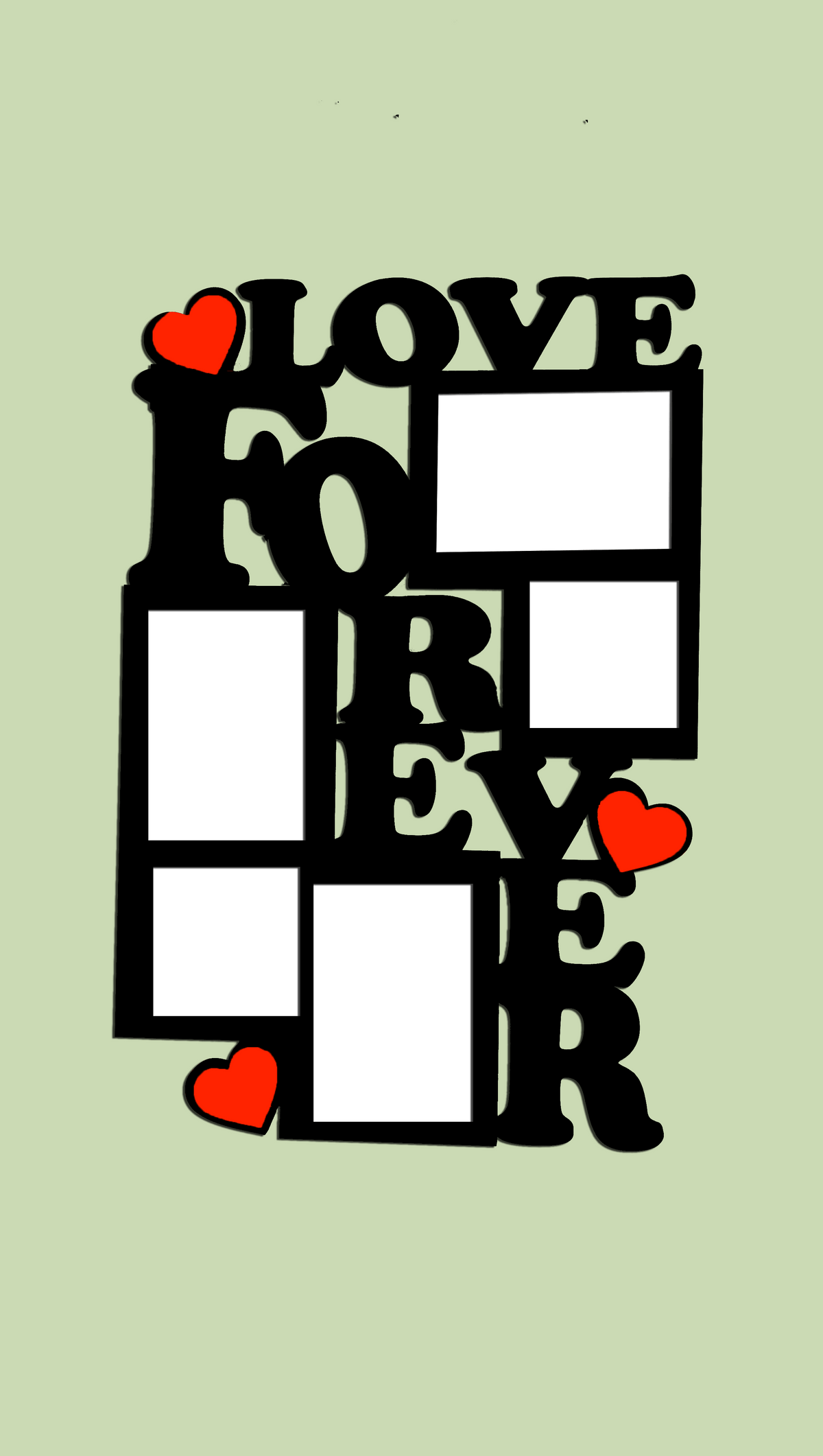 Love Forever Photos Customised  Frame - corporate gift by YuBingo