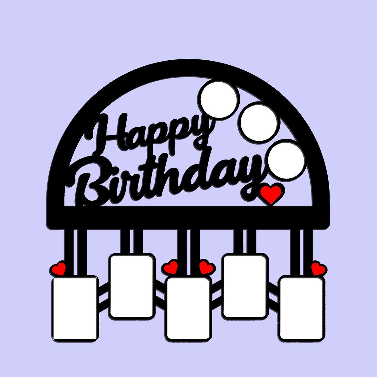 Happy Birthday  Photos Customised  Frame - corporate gift by YuBingo