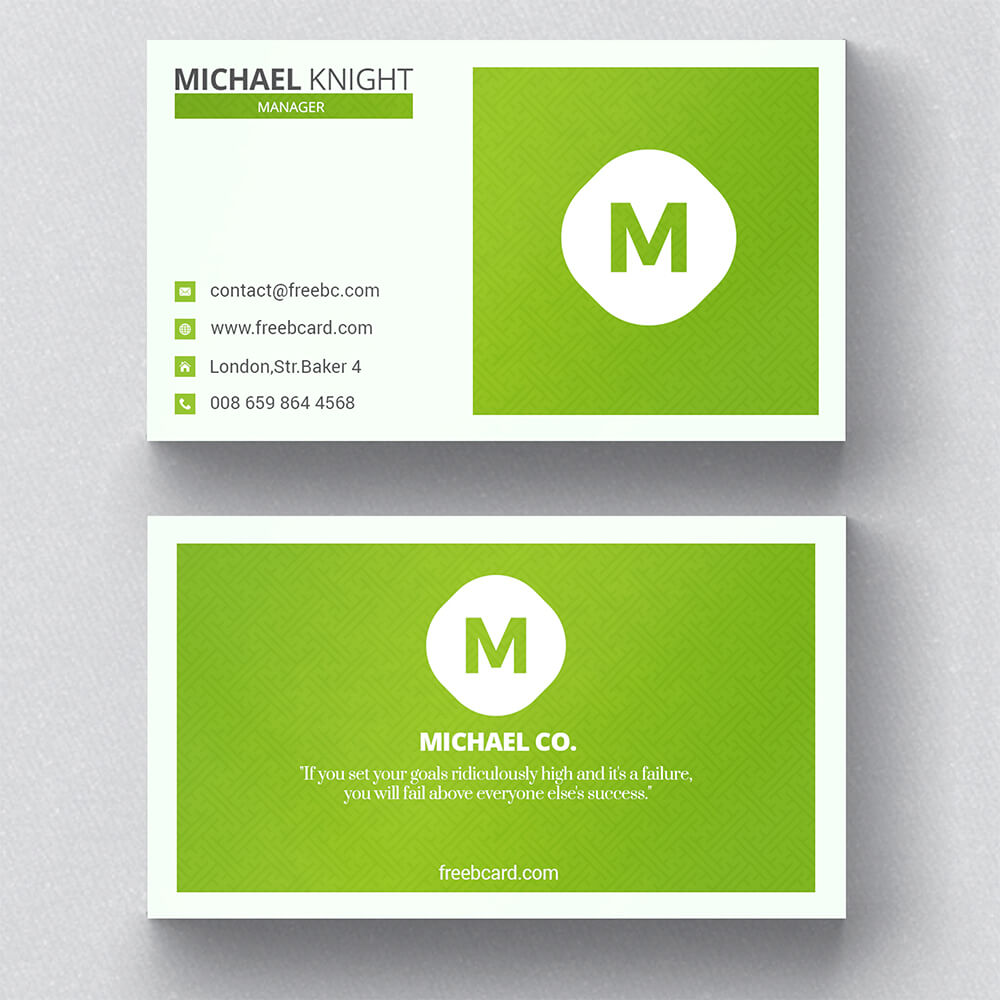 Standard Visiting Card - corporate gift by YuBingo