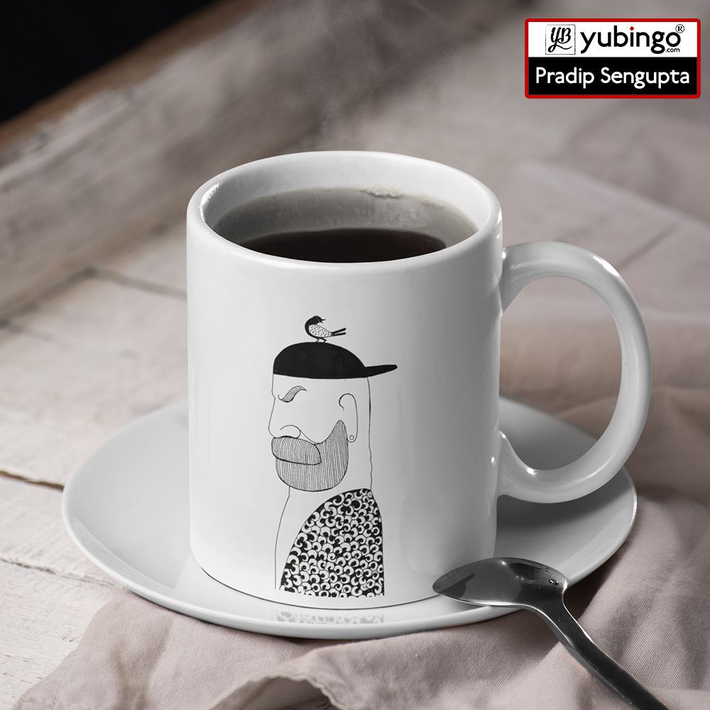 Common man Coffee Mug - corporate gift by YuBingo