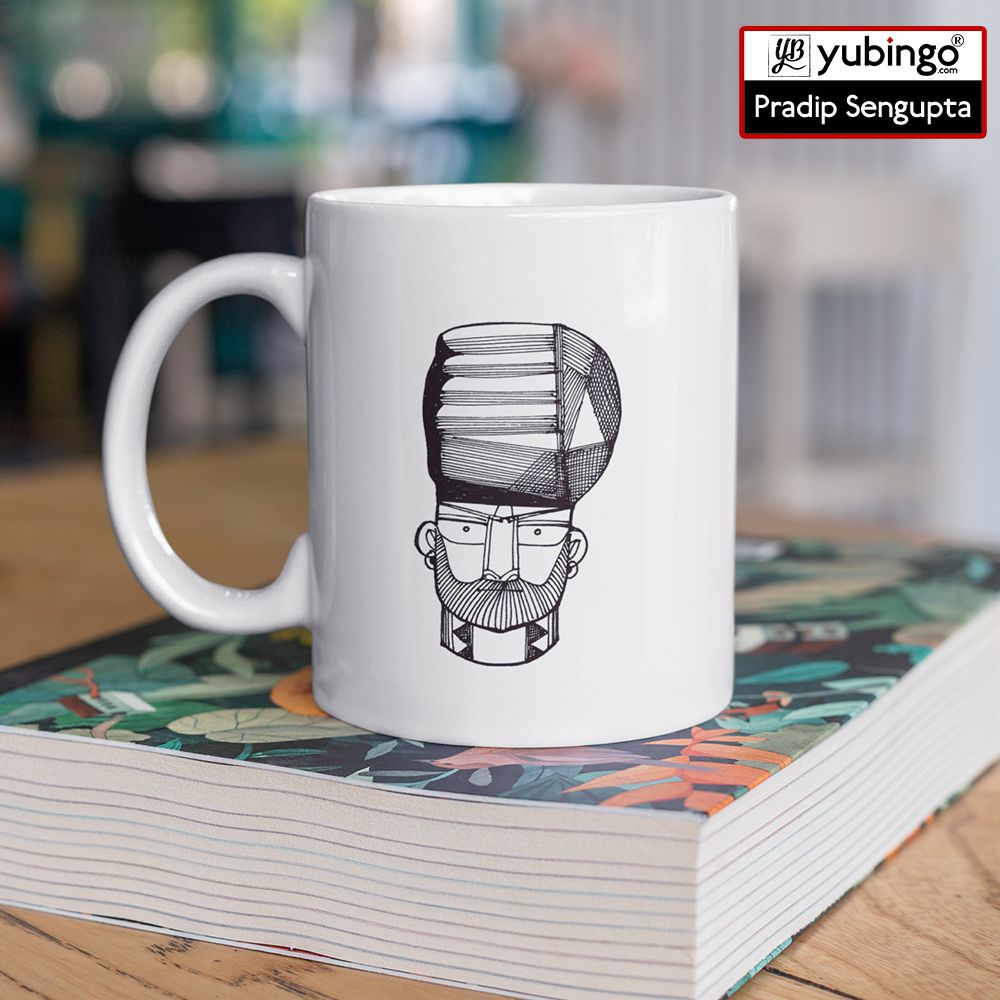 Intense look Coffee Mug - corporate gift by YuBingo