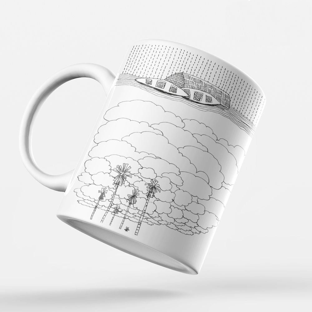 khule aasman Coffee Mug - corporate gift by YuBingo