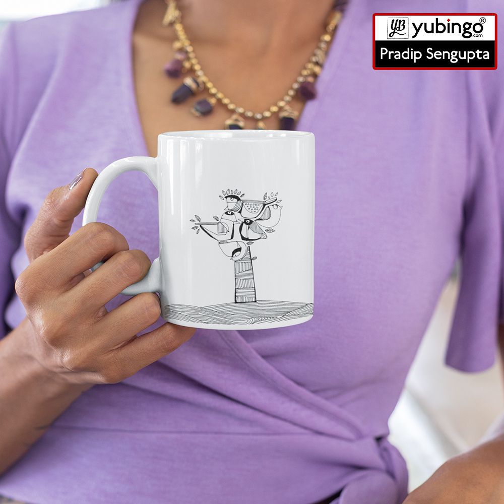 Tree birds Coffee Mug - product image 4
