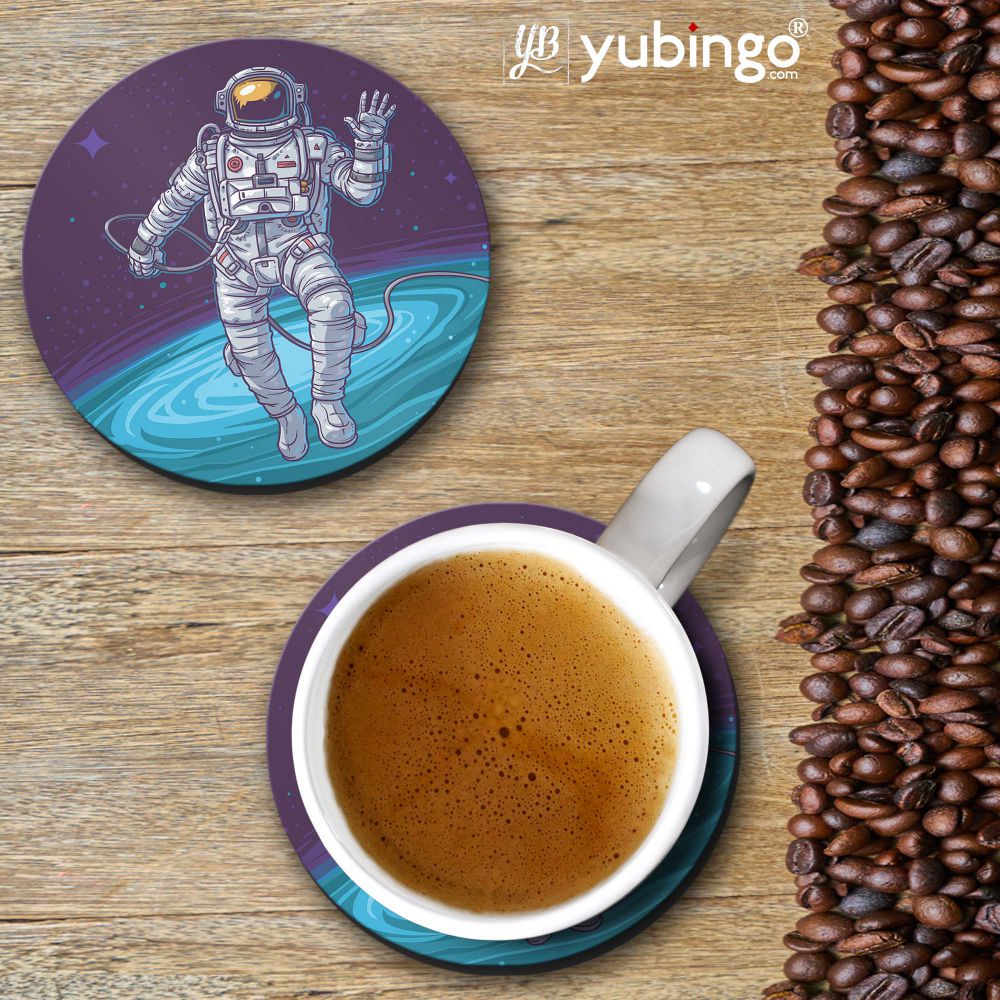 Astronaut Coasters - corporate gift by YuBingo