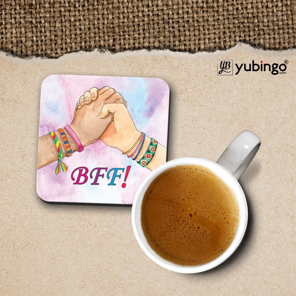 BFF Cushion, Coffee Mug with Coaster and Keychain - product image 4