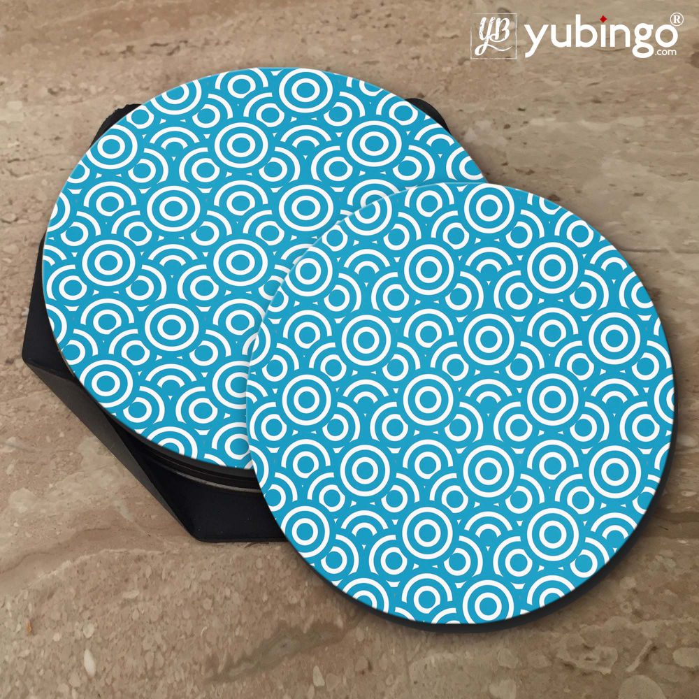 Blue Circles Coasters - product image 5