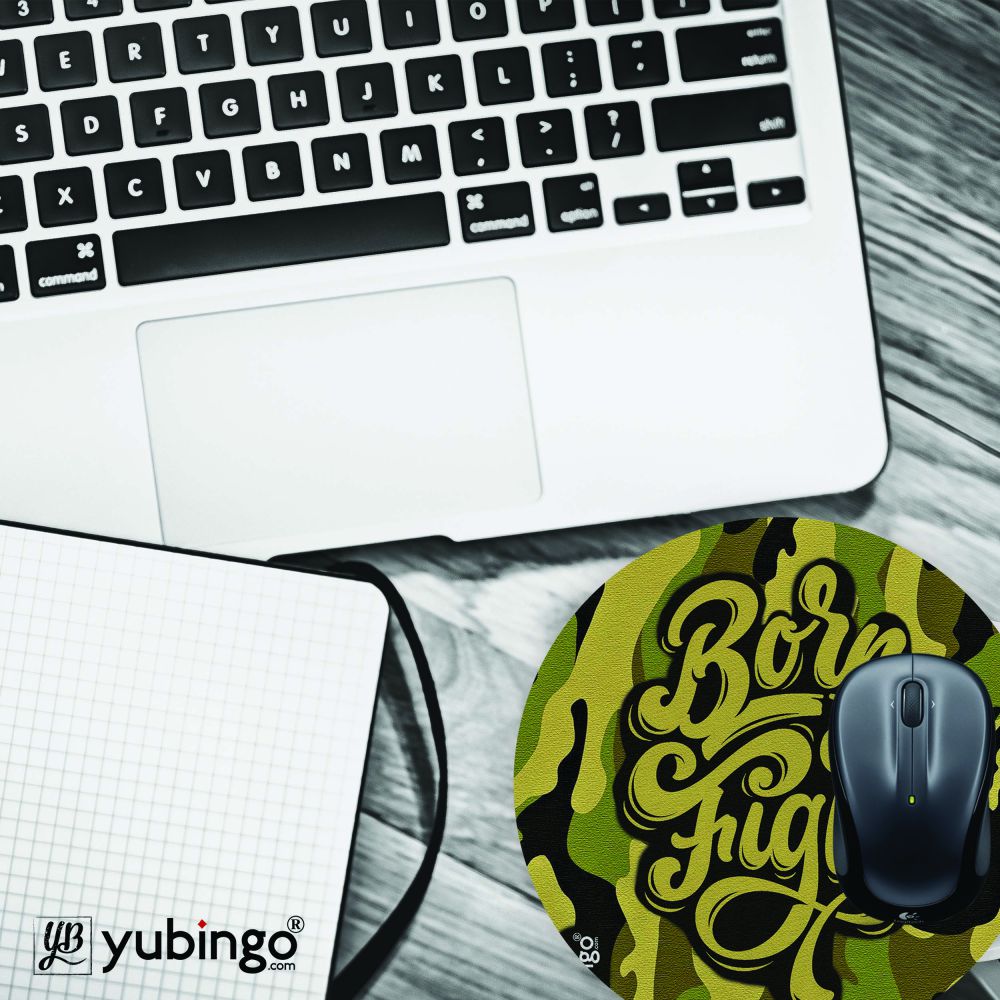 Born to Fight Mouse Pad (Round) - product image 4