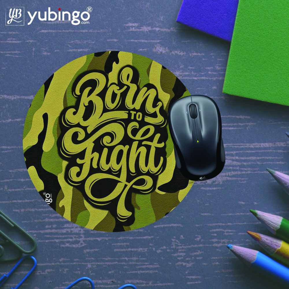Born to Fight Mouse Pad (Round) - product image 5
