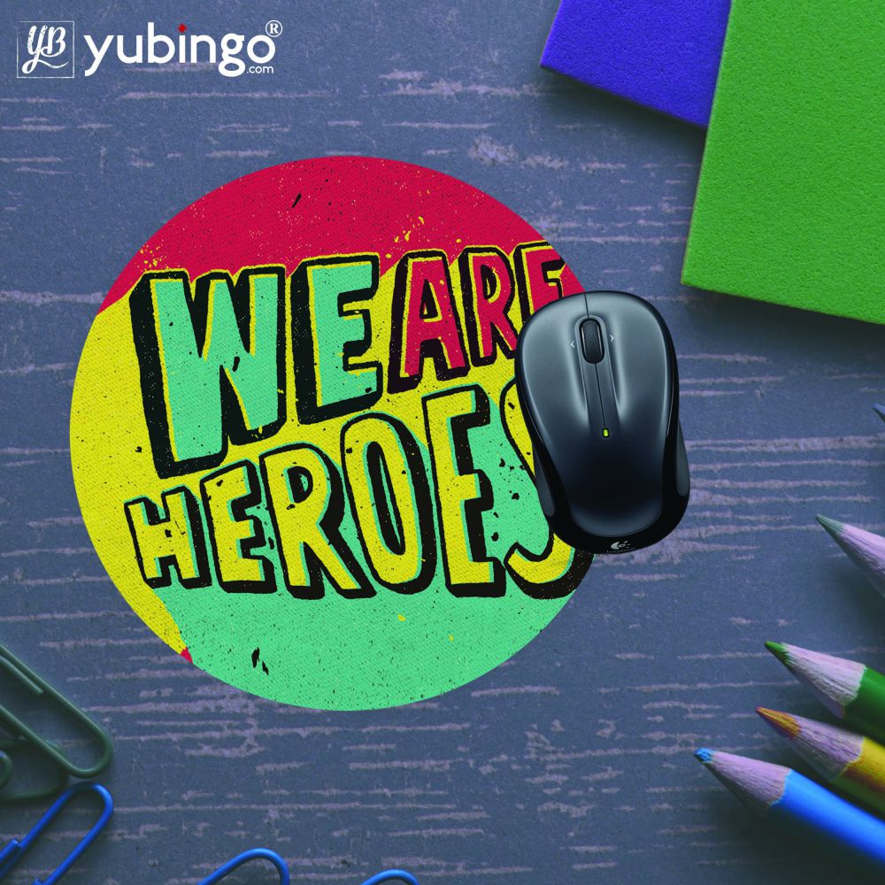 Heroes Mouse Pad (Round) - product image 5