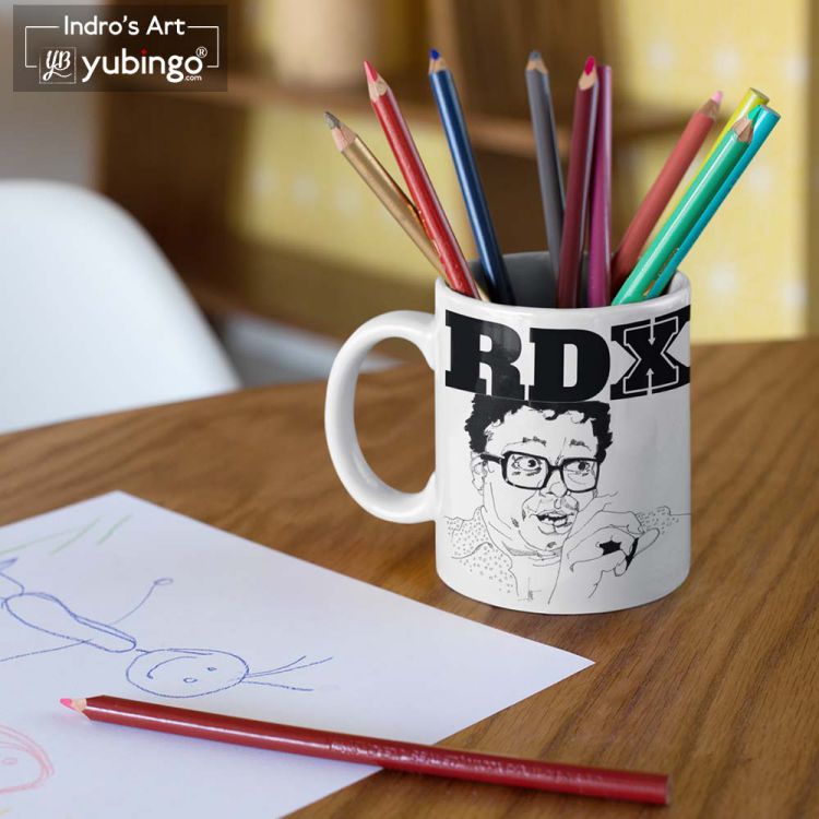 Indro's Art Burman Da Coffee Mug - corporate gift by YuBingo