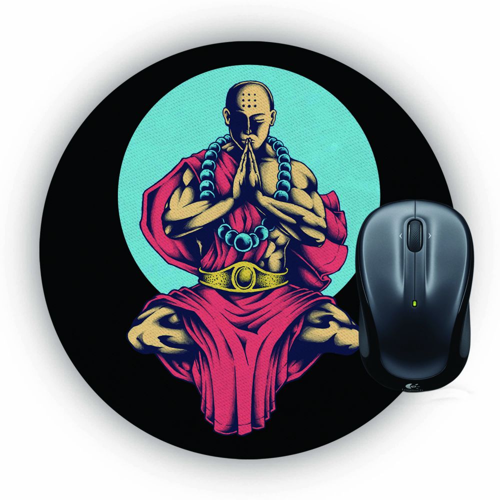 Inner Peace Mouse Pad (Round) - corporate gift by YuBingo