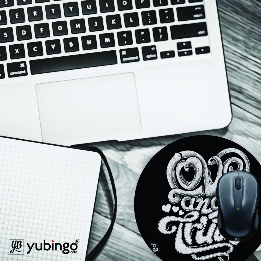Love and Truth Mouse Pad (Round) - product image 4