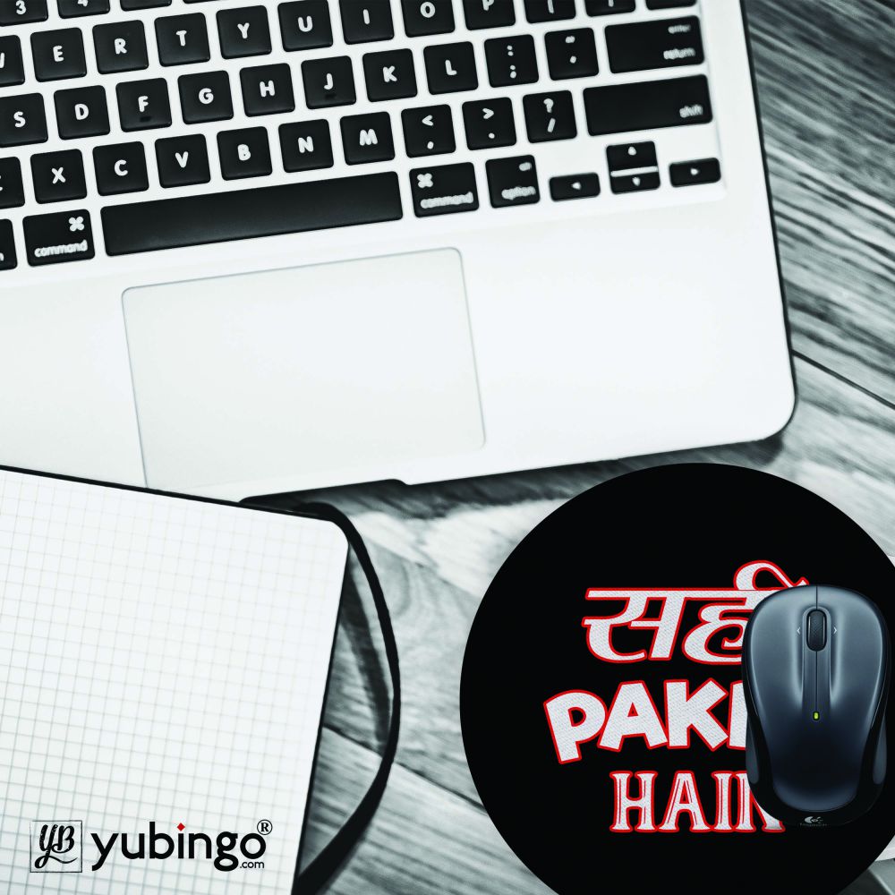 Sahi Pakde Hain Mouse Pad (Round) - product image 4