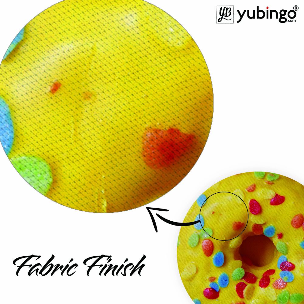 Yellow Doughnut Mouse Pad (Round) - product image 3
