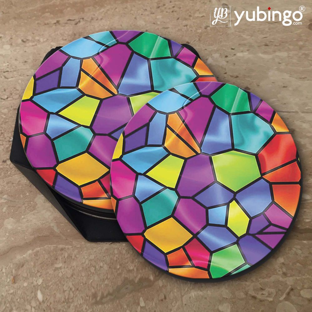 Colourful Mosaic Coasters - product image 5