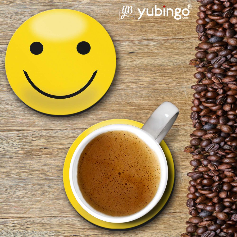 Cool Smiley Coasters - corporate gift by YuBingo