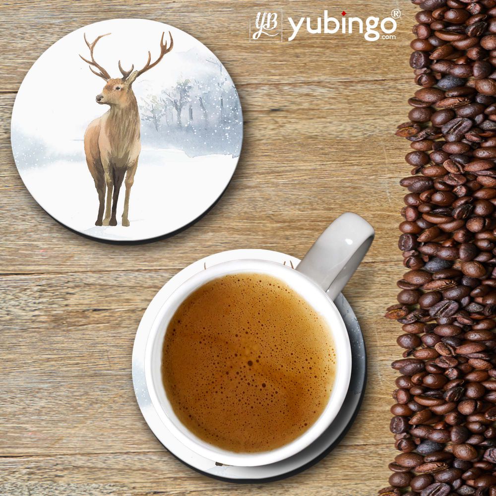 Cute Deer Coasters - corporate gift by YuBingo