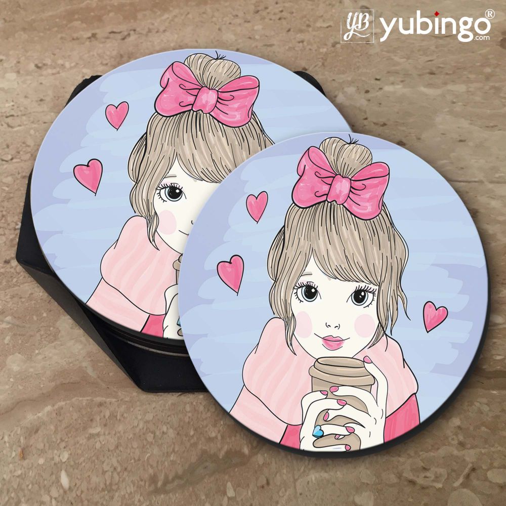 Cute Girl Coasters - product image 5