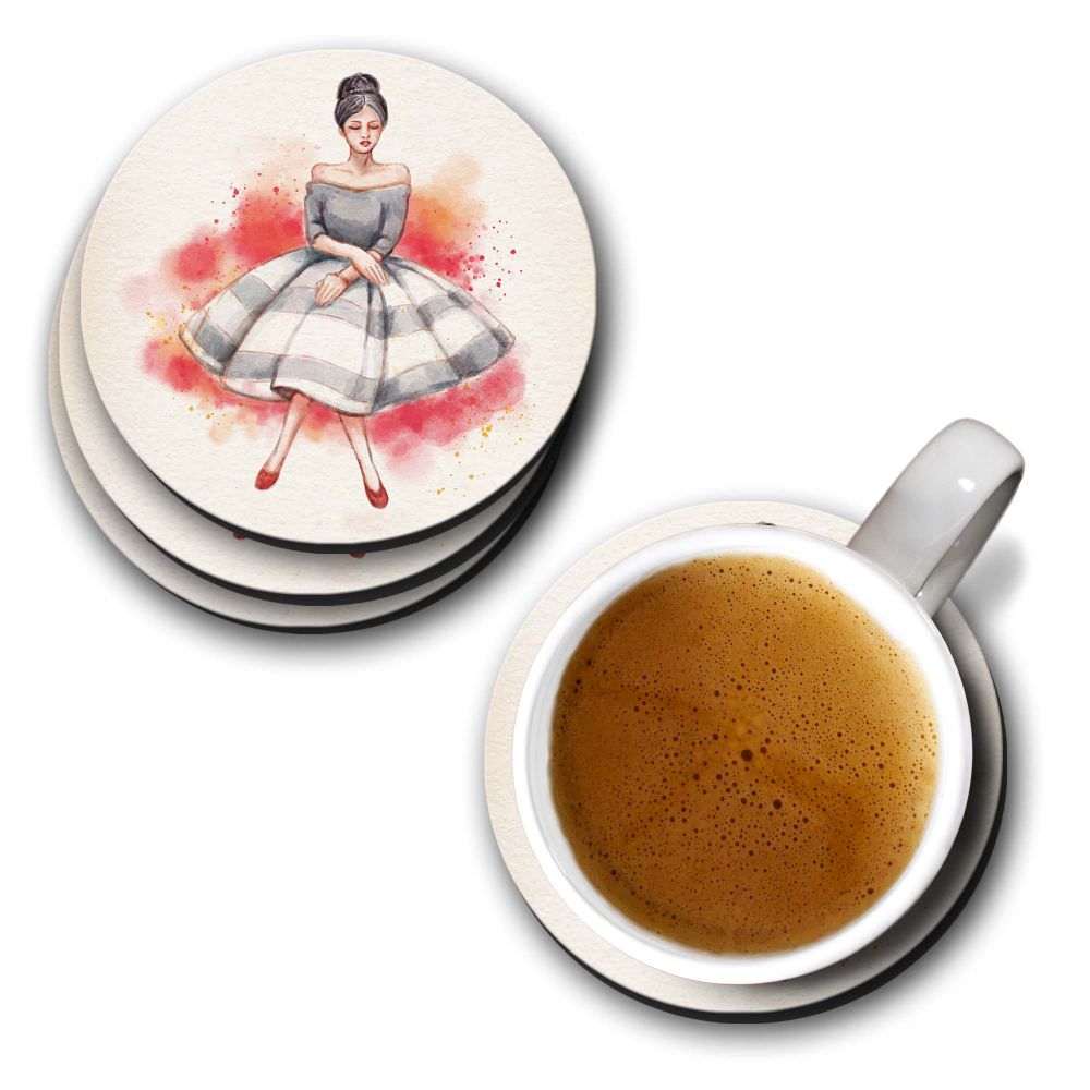 Dream Girl Coasters - corporate gift by YuBingo