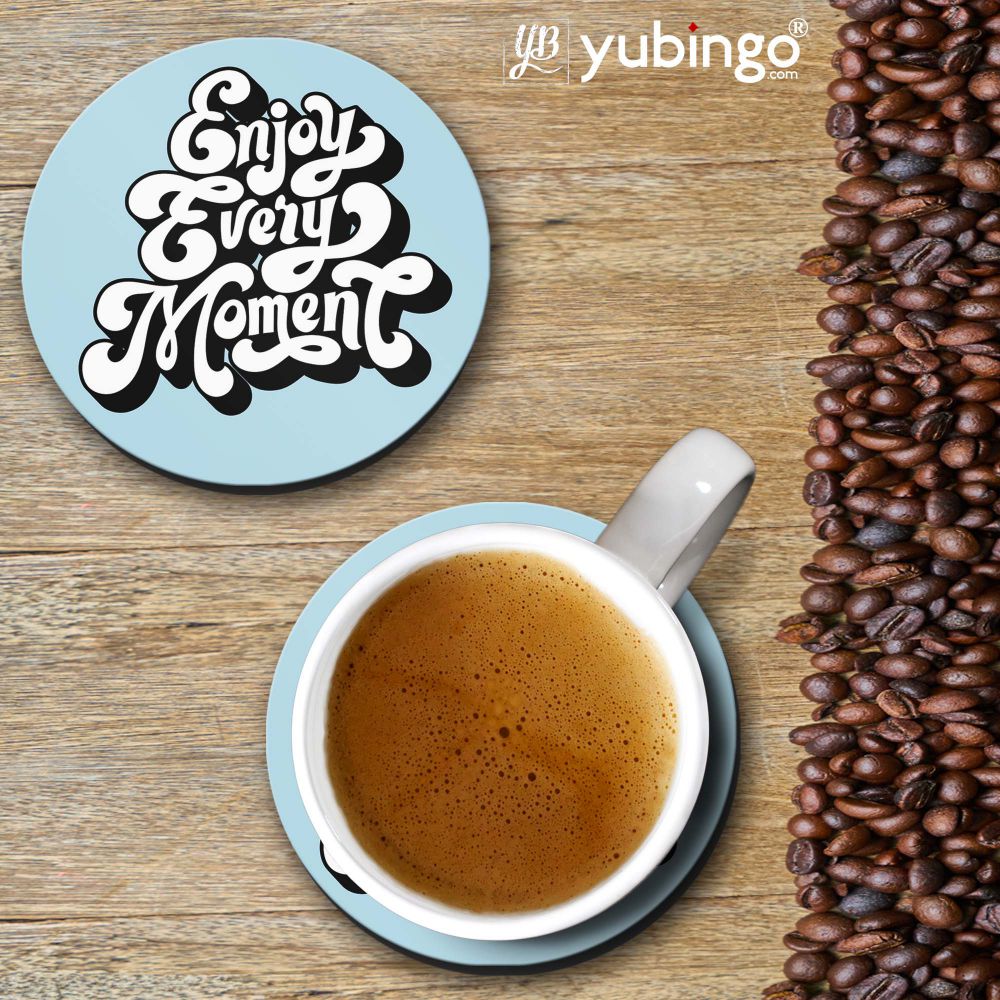 Enjoy Every Moment Coasters - corporate gift by YuBingo