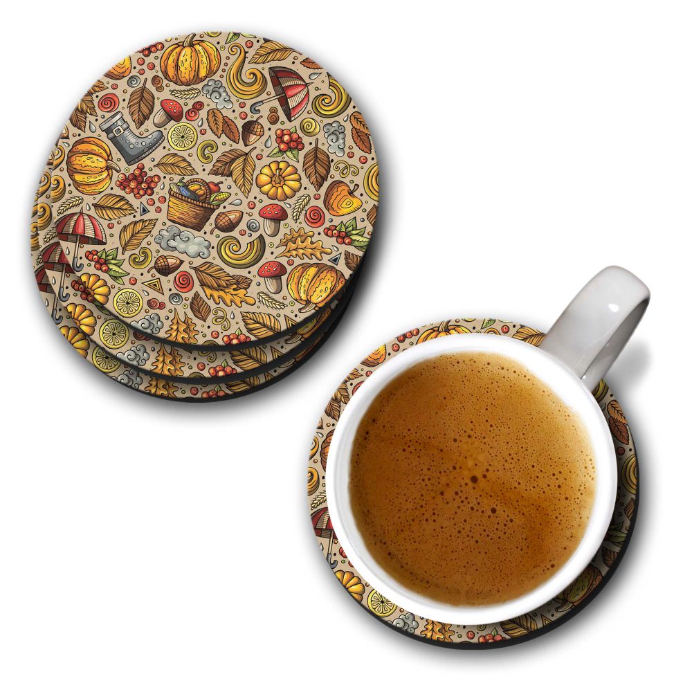 Foodie Delight Coasters - corporate gift by YuBingo