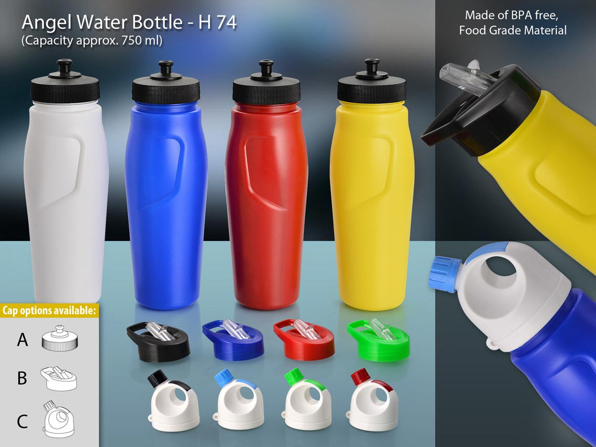 Angel Water Bottle - BPA Free, Available in Multiple Colors - corporate gift by YuBingo