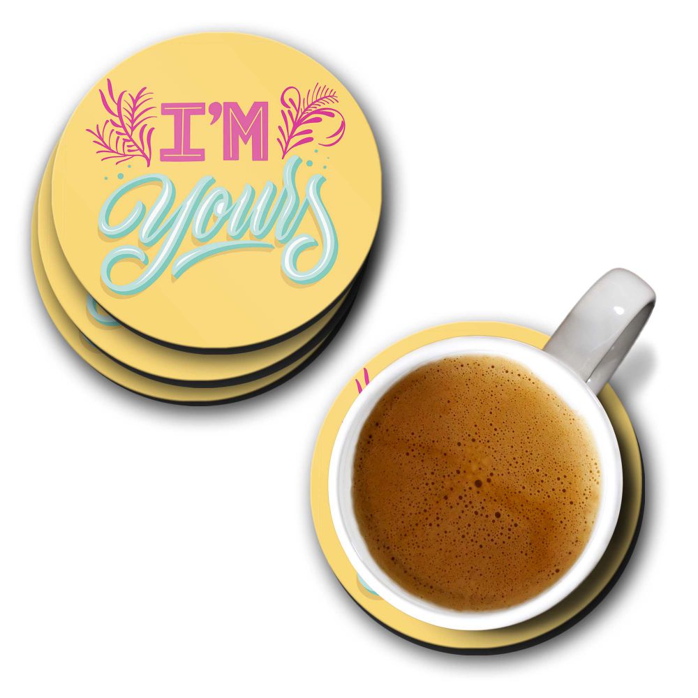I'm Yours Coasters - corporate gift by YuBingo